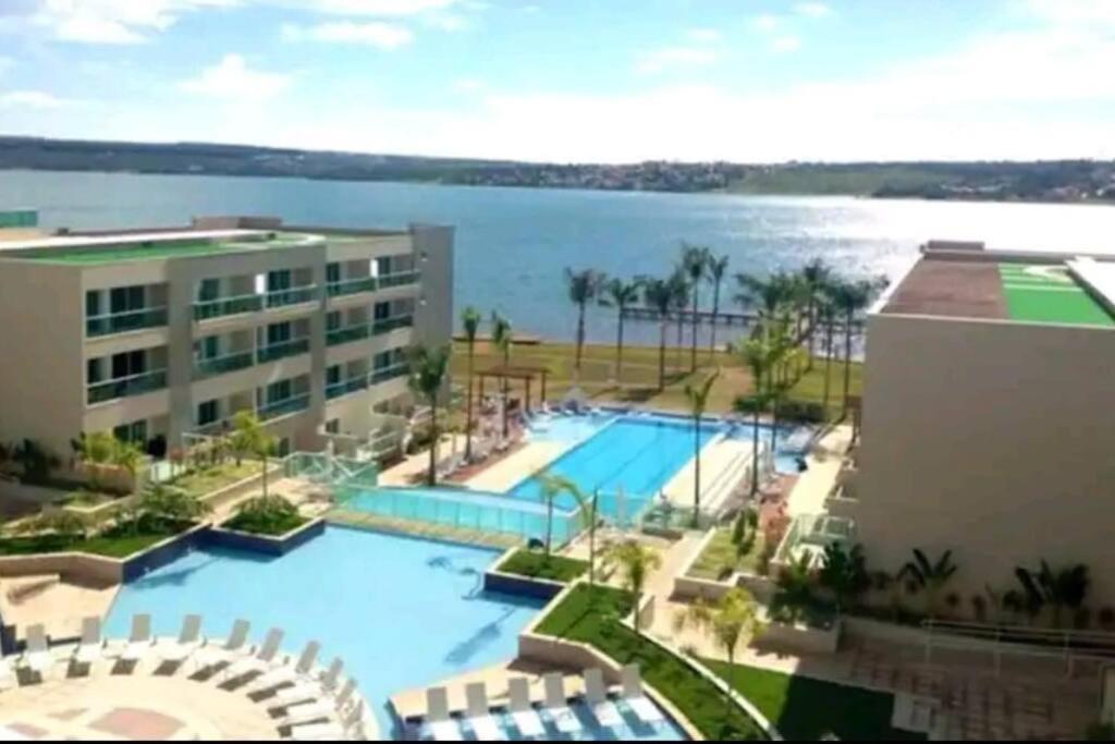 Flat De Luxo Em Um Resort! 브라질리아 외부 사진